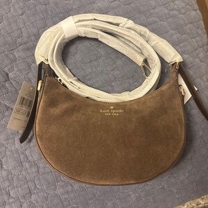 Kate Spade Tan Suede Shoulder Bag